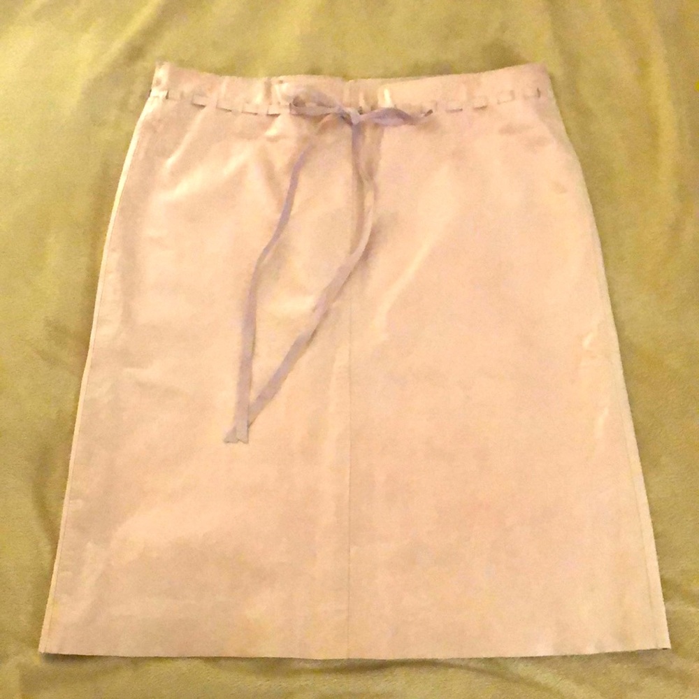 Frye leather skirt